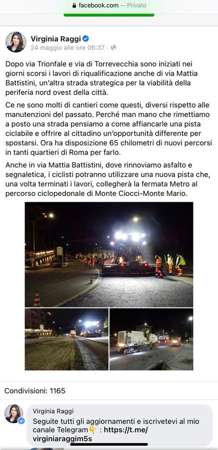 Lavori di manutenzione straordinaria di via Mattia Battistini, tratto da via Forte Braschi a via S. Cleto Papa — foto 1
