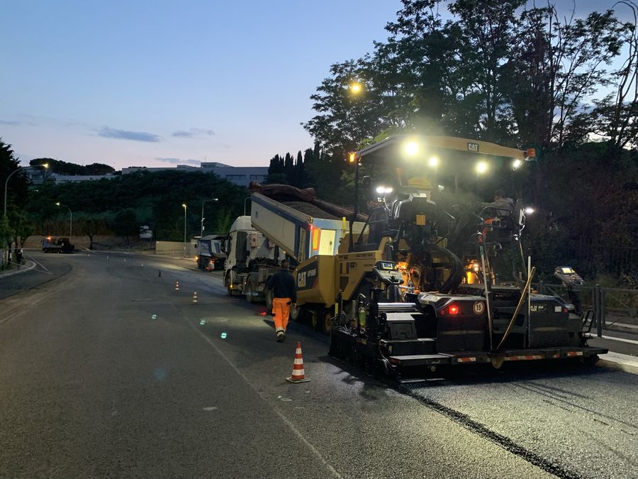Lavori di manutenzione straordinaria di via Mattia Battistini, tratto da via Forte Braschi a via S. Cleto Papa — foto 2