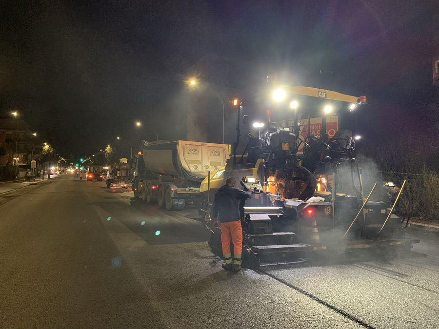 Lavori di manutenzione straordinaria di via Mattia Battistini, tratto da via Forte Braschi a via S. Cleto Papa — foto 3