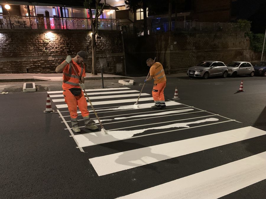 Lavori di manutenzione straordinaria di via Mattia Battistini, tratto da via Forte Braschi a via S. Cleto Papa — foto 6